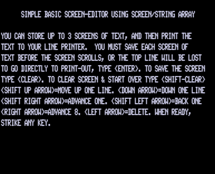 Screen shot